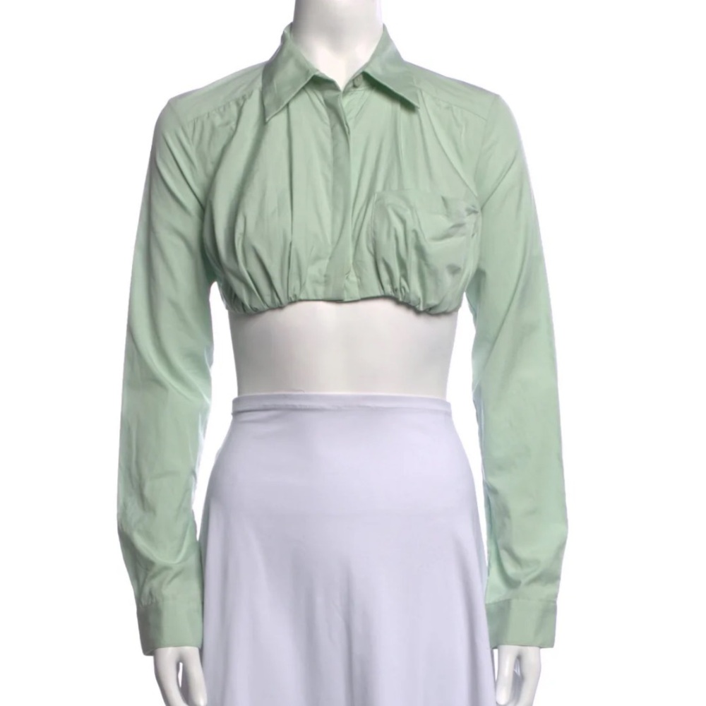 Christopher esber long sleeve crop